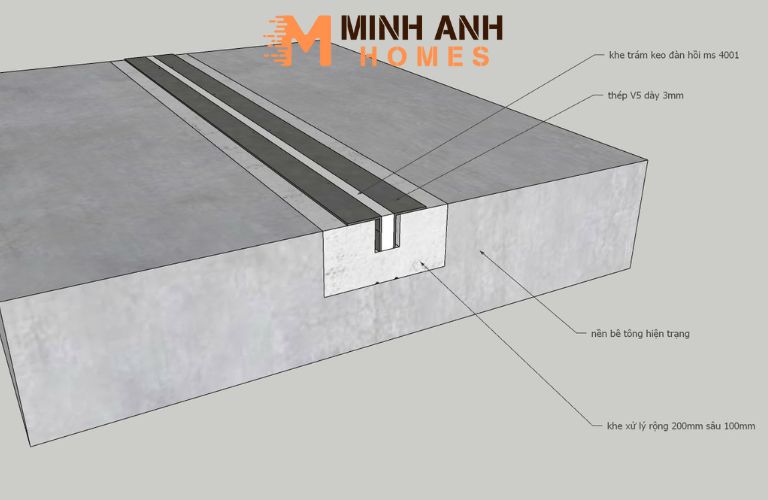 Cách chống thấm khe co giãn