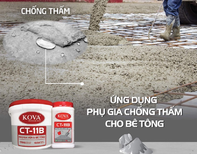  Loại phụ gia chống thấm bê tông tốt nhất 