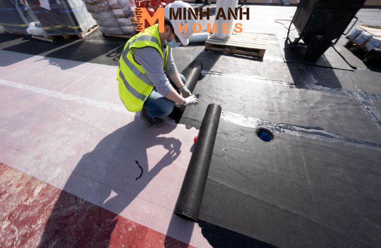 Ứng dụng chống thấm bằng màng khò