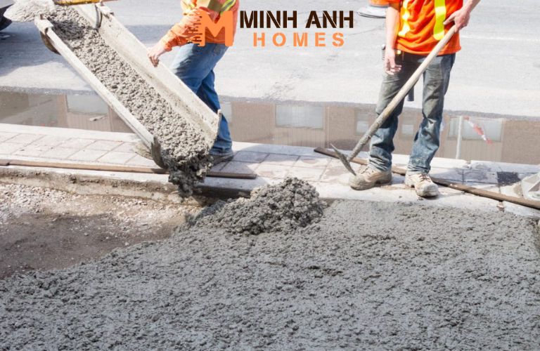 Xây nhà vào mùa mưa