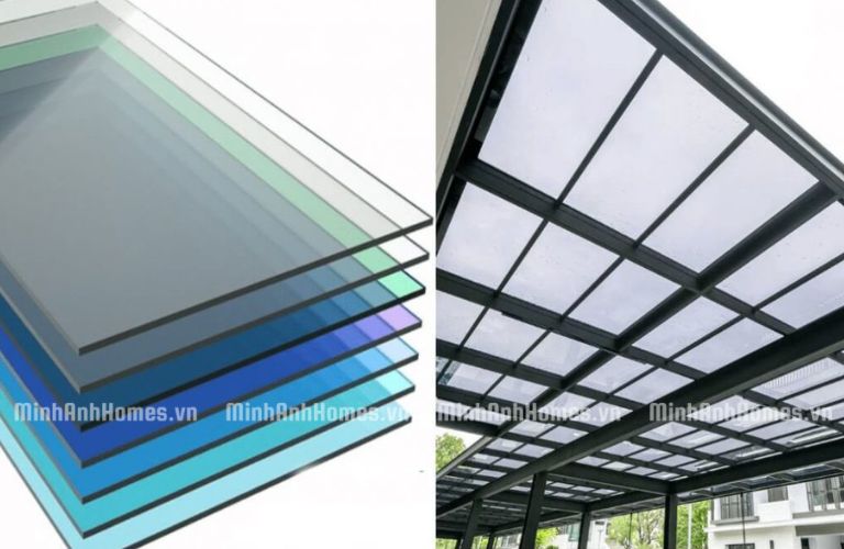 Minh Anh Homes cung cấp tấm polycarbonate chất lượng cao