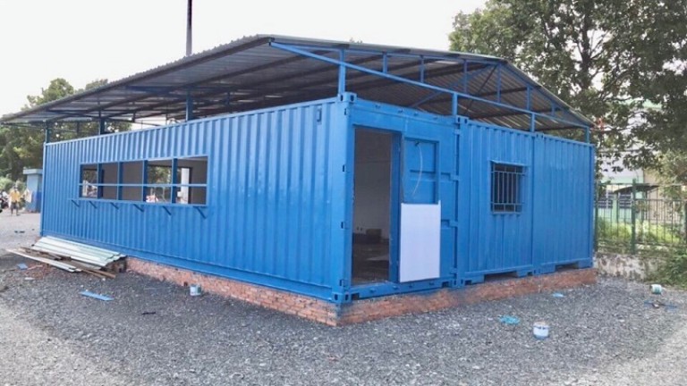 sơn cách nhiệt chống nóng cho nhà container