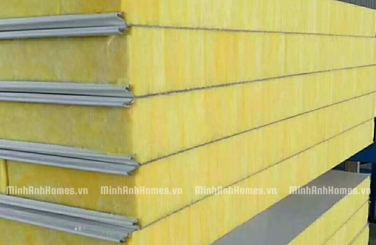 Glasswool dễ hút nước khi sử dụng trong môi trường ẩm ướt