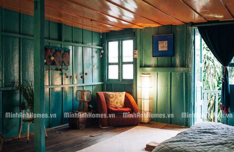 Mẫu homestay phong cách vintage, retro