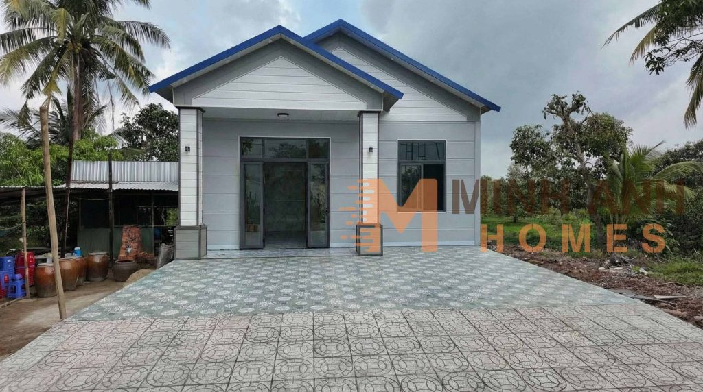 Thi công nhà tiền chế tấm Panel