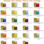 Bảng mã màu Mica FS trong