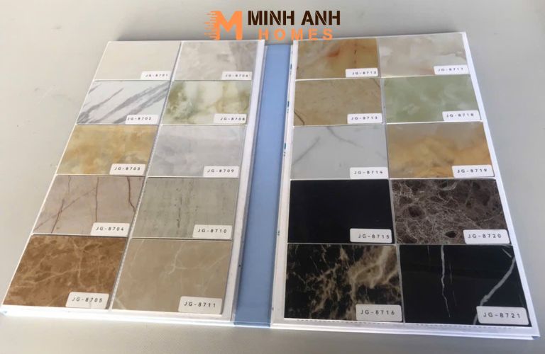Bảng màu tấm nhựa PVC