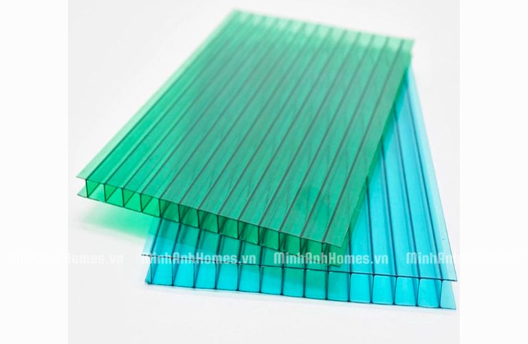 Tấm Poly màu xanh lá