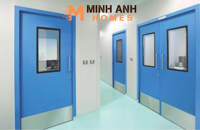 Cửa Panel phòng sạch được thiết kế đặc biệt để sử dụng trong môi trường phòng sạch
