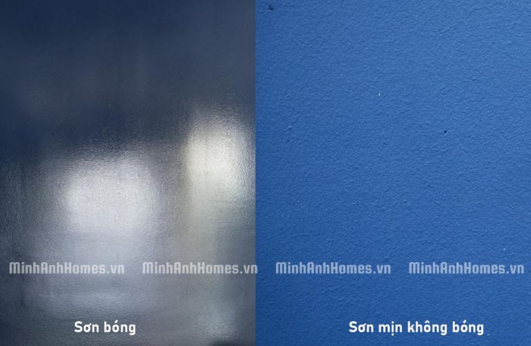 Sơn bóng tạo ra lớp phủ có bề mặt láng mịn