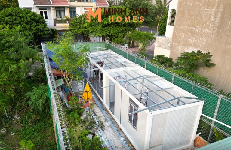 Nhà trọ lắp ghép có thời gian thi công nhanh chóng