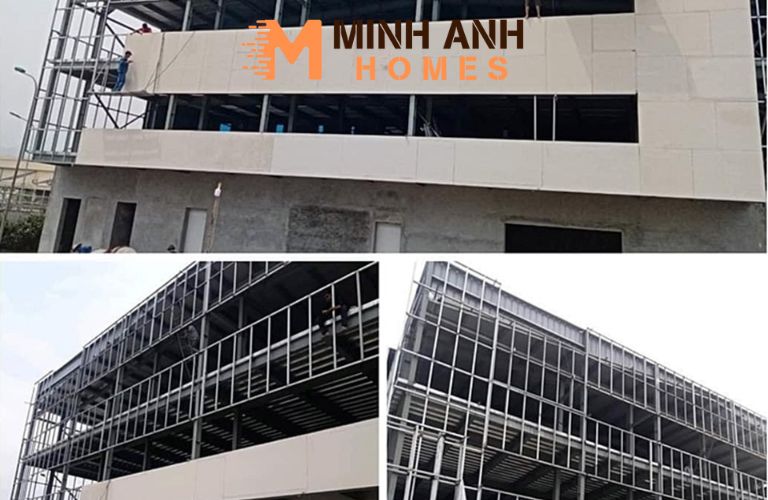 Sử dụng hệ khung xương chống gỉ chuyên dụng để tránh bị rỉ sét