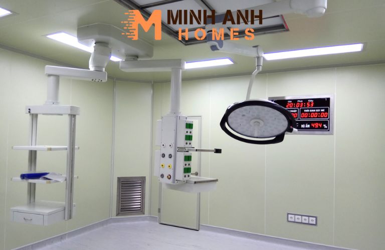Panel kháng khuẩn lõi PIR là lựa chọn hoàn hảo cho phòng mổ