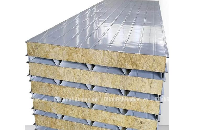 Tấm Panel Rockwool (Bông khoáng)