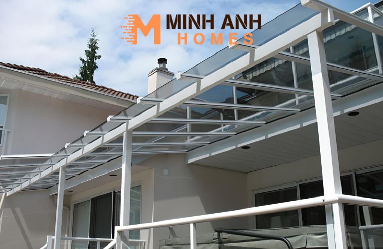 Minh Anh Homes - Đơn vị thi công mái nhựa Polycarbonate uy tín số 1