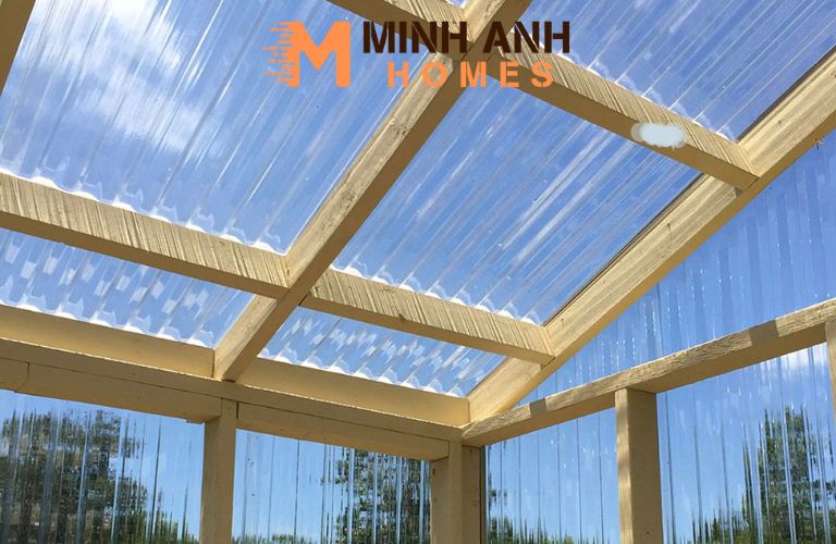 Mái Polycarbonate dạng sóng