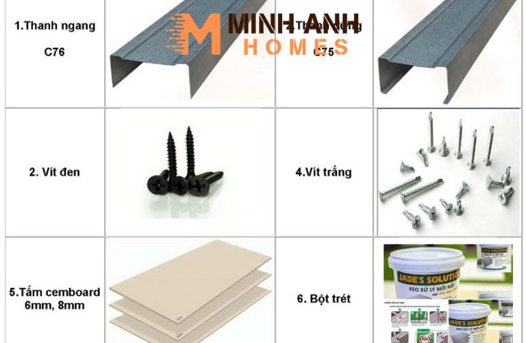 Chuẩn bị đầy đủ dụng cụ cần thiết để quá trình thi công diễn ra suôn sẻ