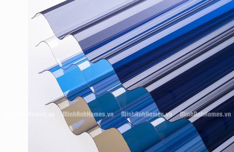 Sản phẩm tôn nhựa lấy sáng Polycarbonate chất lượng cao tại Minh Anh Homes