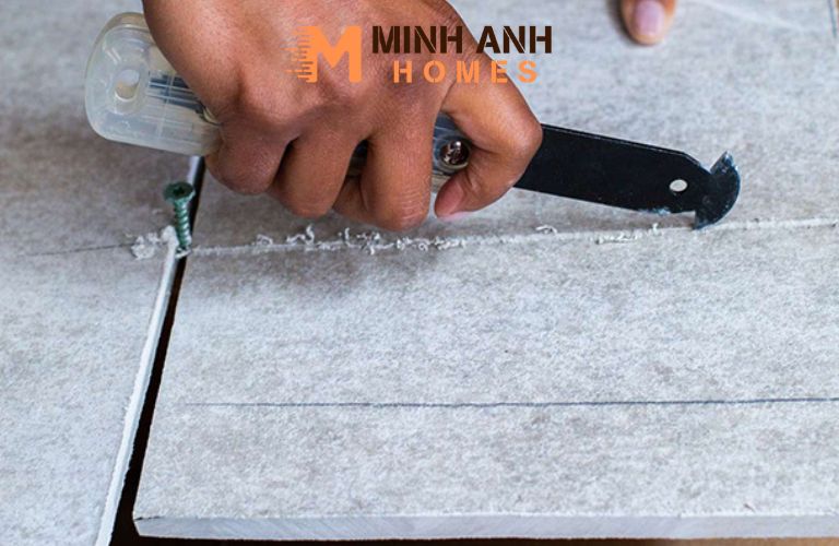 Dao chuyên dụng cầm tay thích hợp để cắt những tấm xi măng nhỏ