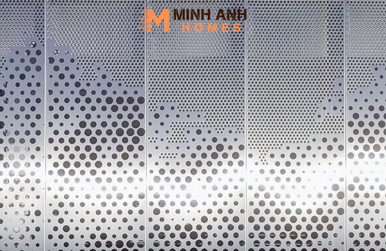 Tấm Inox đục lỗ hình tròn