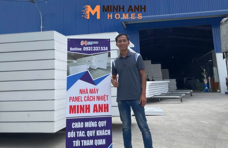Nhà máy Panel cách nhiệt Minh Anh