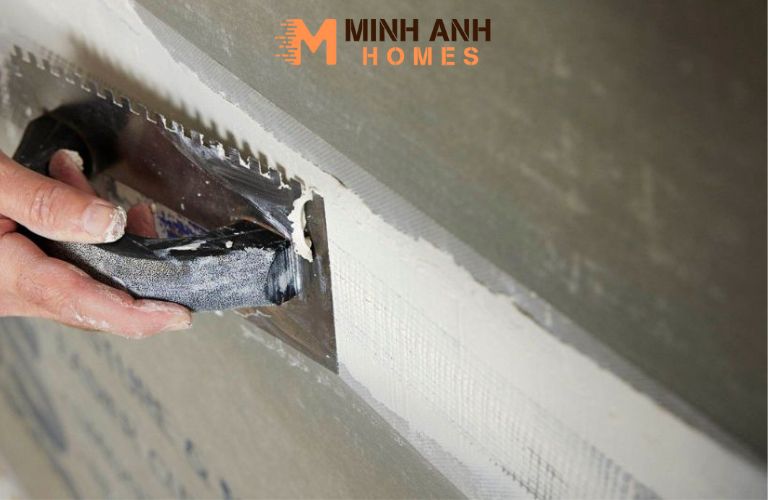 Cách xử lý mối nối tấm Cemboard chống nứt, chống thấm