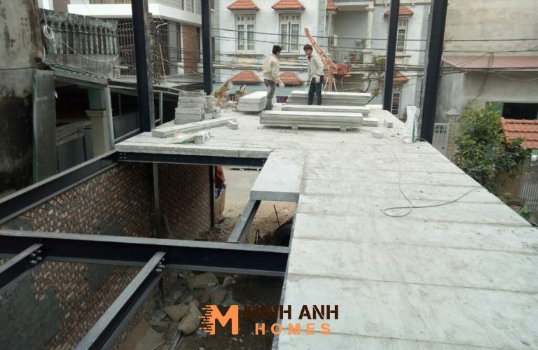 Lắp đặt và cố định tấm