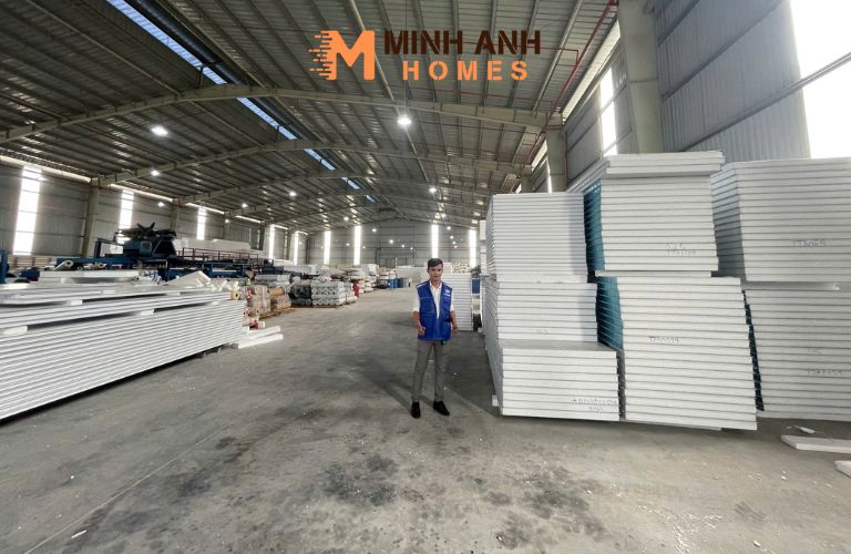 Xưởng vật tư của Minh Anh Homes