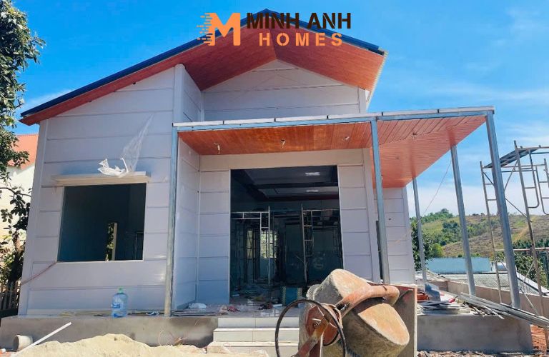 Thi công nhà lắp ghép
