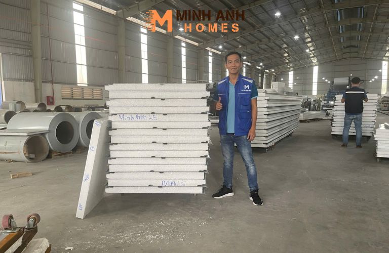 Xưởng vật tư của Minh Anh Homes