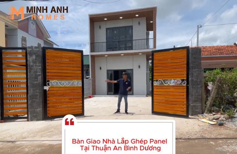 Nhà lắp ghép panel tại Thuận An, Bình Dương