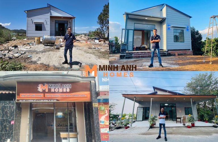 Minh Anh Home thiết kế thi công nhà lắp ghép tại Ninh Thuận uy tín số 1