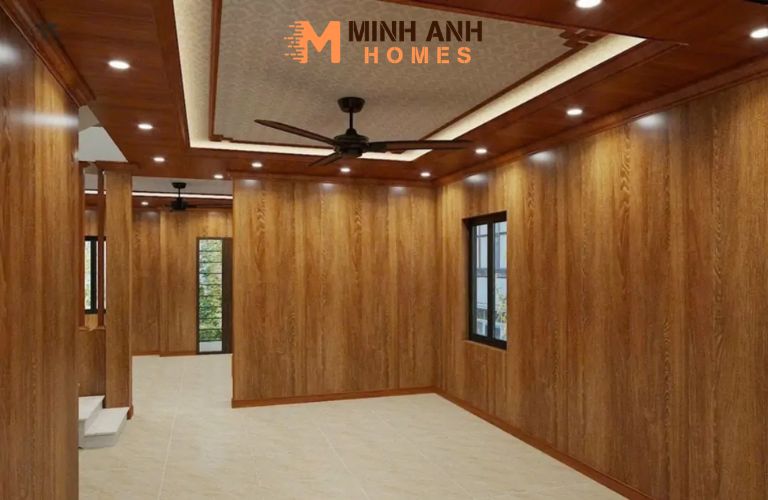 Dùng để ốp tường và ốp trần nội thất
